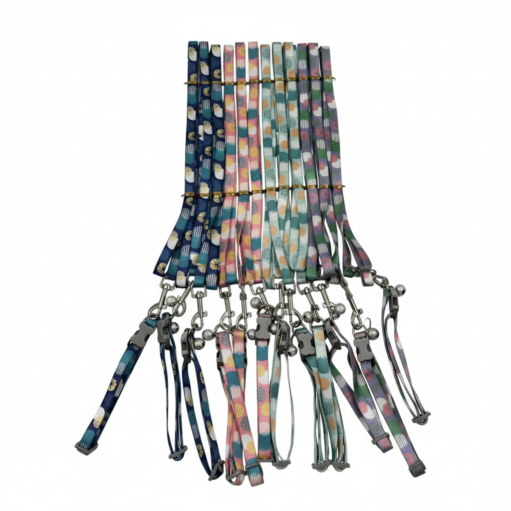 Bone Collar Clip Leash Set