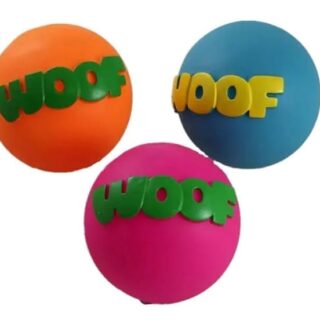 Woof Ball Squeaky Toy