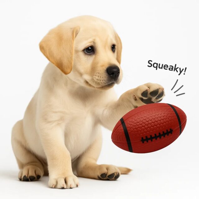 Football Squeaky Toy - Image 3