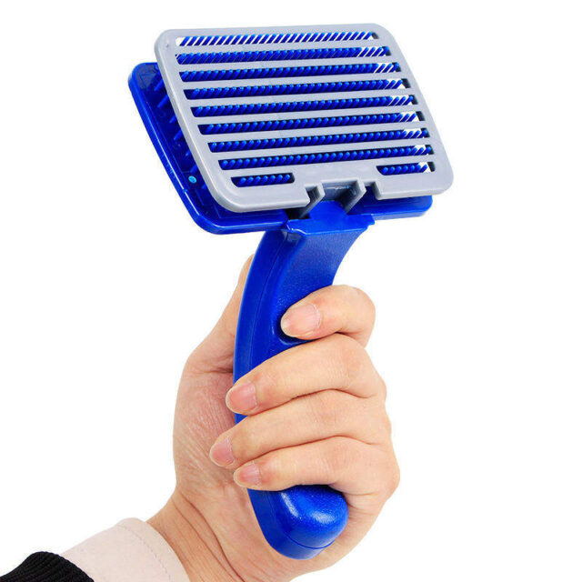 Pet Rectangle Self Cleaning Brush - Image 5