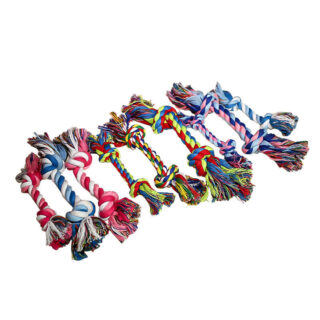 Colorful Rope Double Knot Toy