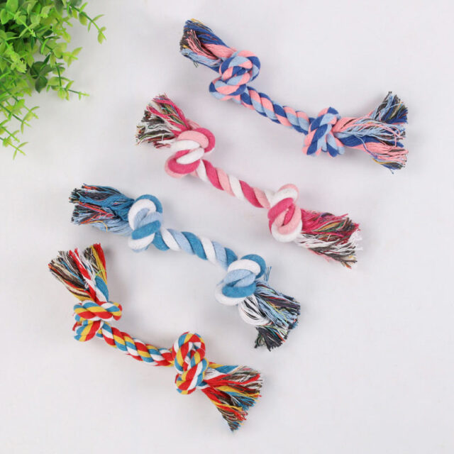 Colorful Rope Double Knot Toy - Image 2